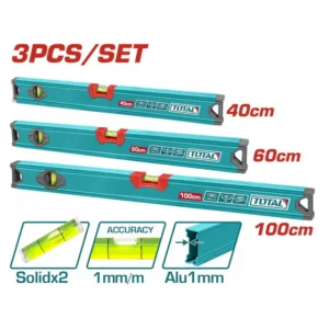 Ensemble De Niveaux À Bulle TOTAL 3 Pièces THT10403